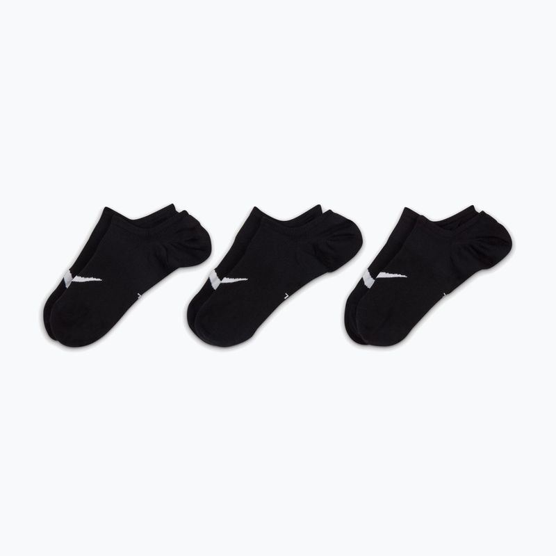 Calzini da donna Nike Everyday Plus Lightweight Footie 3 paia black/white 6