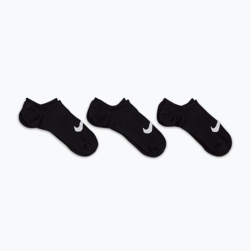 Calzini da donna Nike Everyday Plus Lightweight Footie 3 paia black/white 7