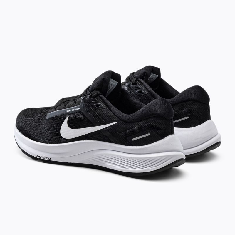 Nike Air Zoom Structure 24 nero/bianco scarpe da corsa da donna 3