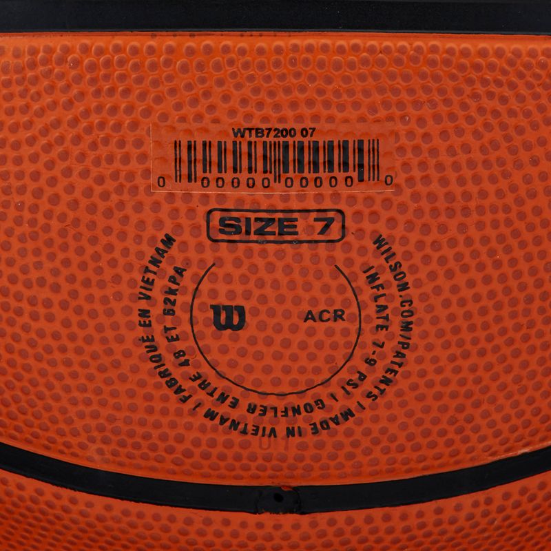 Wilson basket NBA serie autentica all'aperto marrone dimensioni 7 9