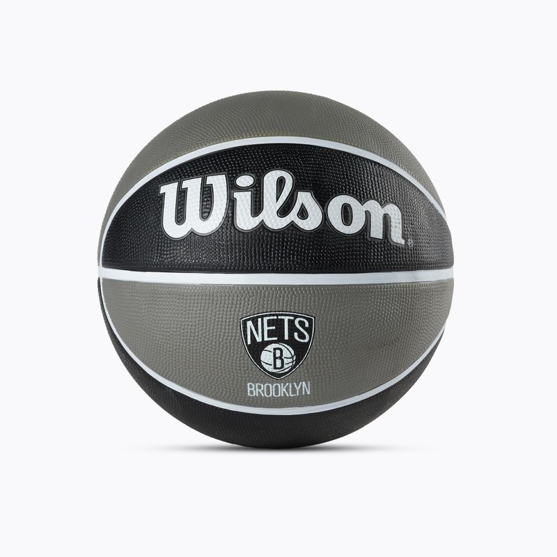 Wilson NBA Team Tribute Brooklyn Nets basket nero taglia 7