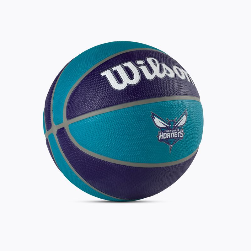 Wilson NBA Team Tribute Charlotte Hornets mare basket dimensioni 7 2