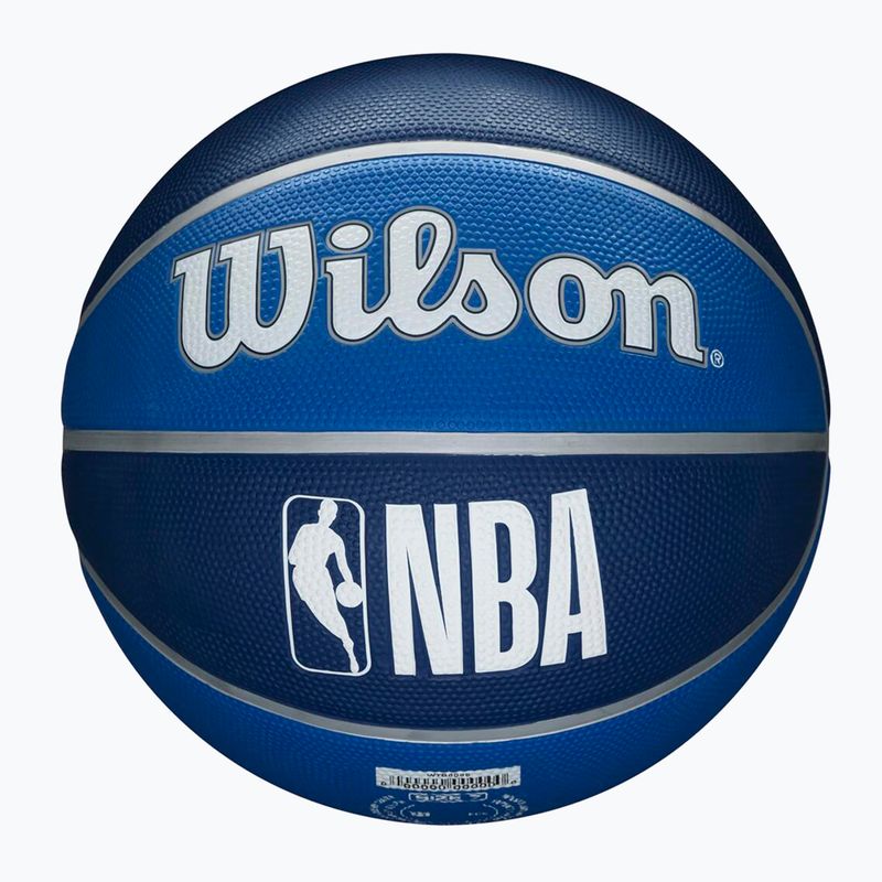 Wilson NBA Team Tribute Dallas Mavericks basket blu taglia 7 3