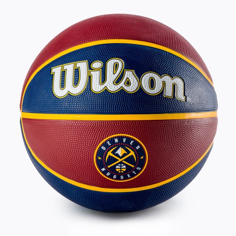 Wilson NBA Team Tribute Denver Nuggets basket blu taglia 7