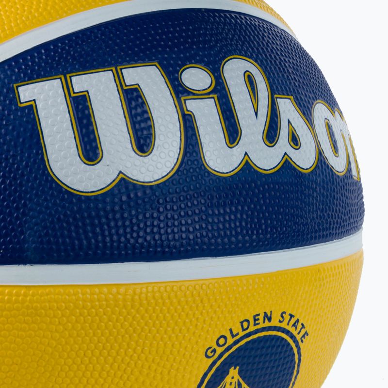 Wilson NBA Team Tribute Golden State Warriors basket blu taglia 7 3