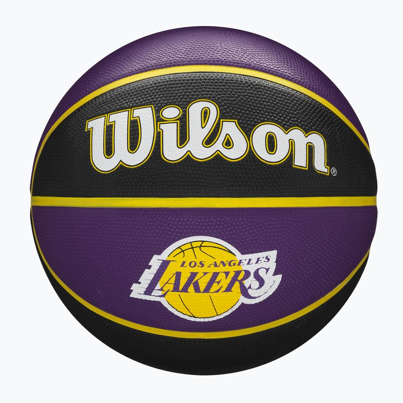 Wilson NBA Team Tribute Los Angeles Lakers basket nero / viola dimensioni 7