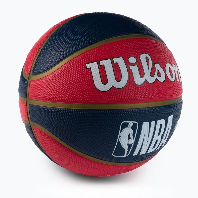 Wilson NBA Team Tribute New Orleans Pelicans basket blu taglia 7 4