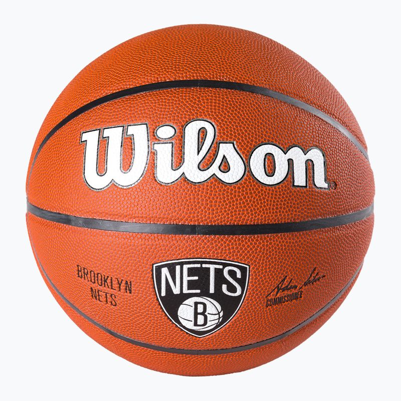 Wilson NBA Team Alliance Brooklyn Nets marrone basket dimensioni 7