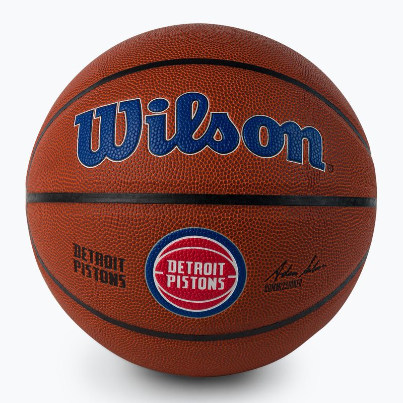 Wilson NBA Team Alliance Detroit Pistons marrone dimensioni 7 basket