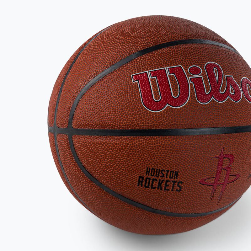 Wilson NBA Team Alliance Houston Rockets marrone basket taglia 7 3