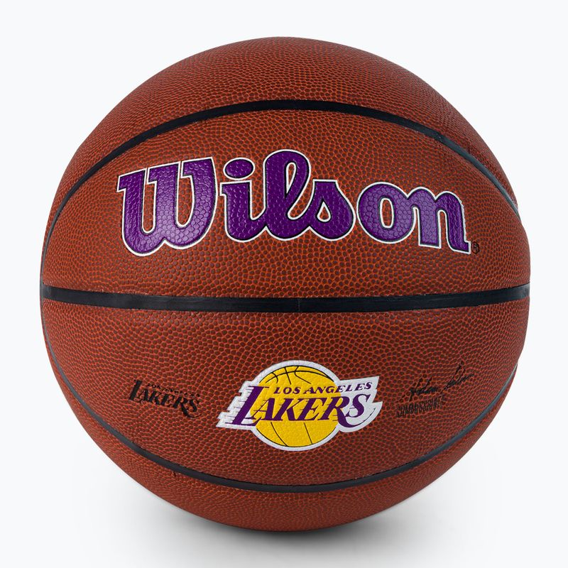Wilson NBA Team Alliance Los Angeles Lakers marrone basket taglia 7