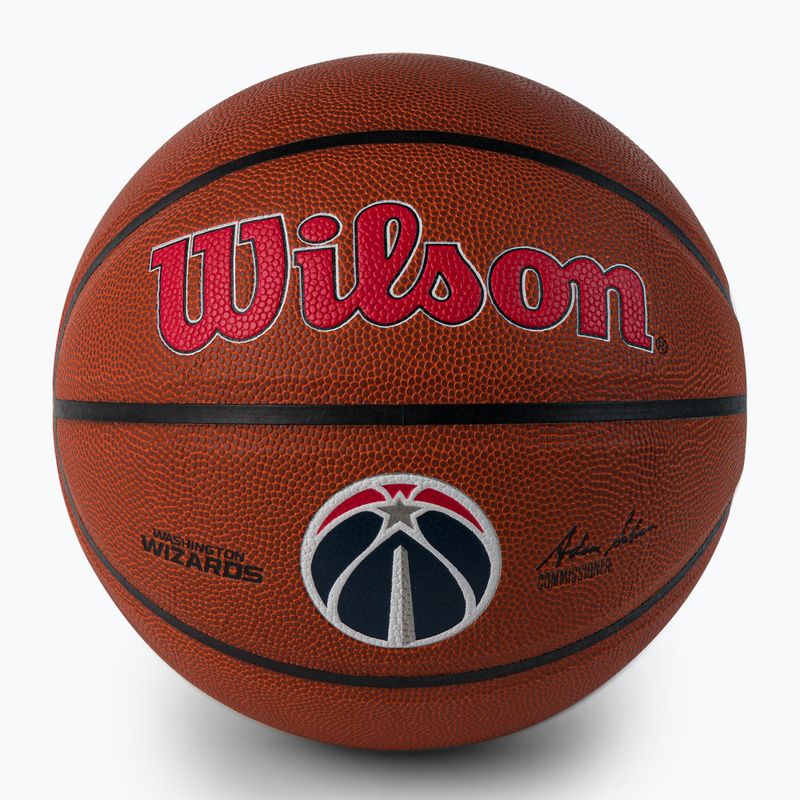 Wilson NBA Team Alliance Washington Wizards marrone basket taglia 7