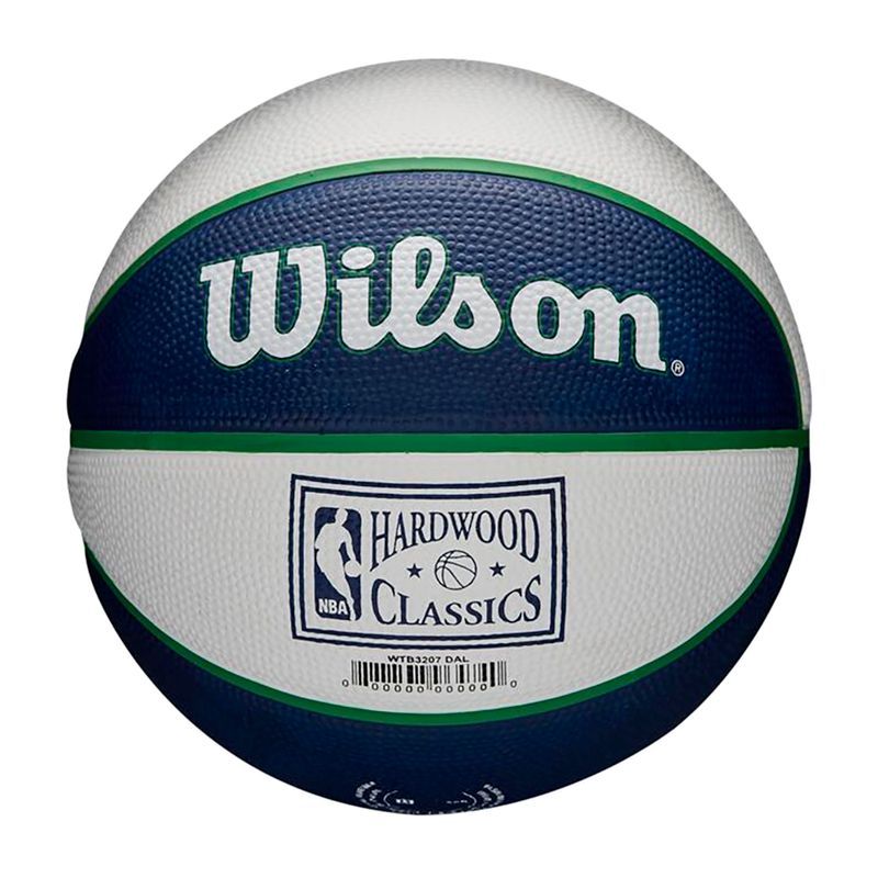 Pallacanestro per bambini Wilson NBA Team Retro Mini Dallas Mavericks blu taglia 3 4