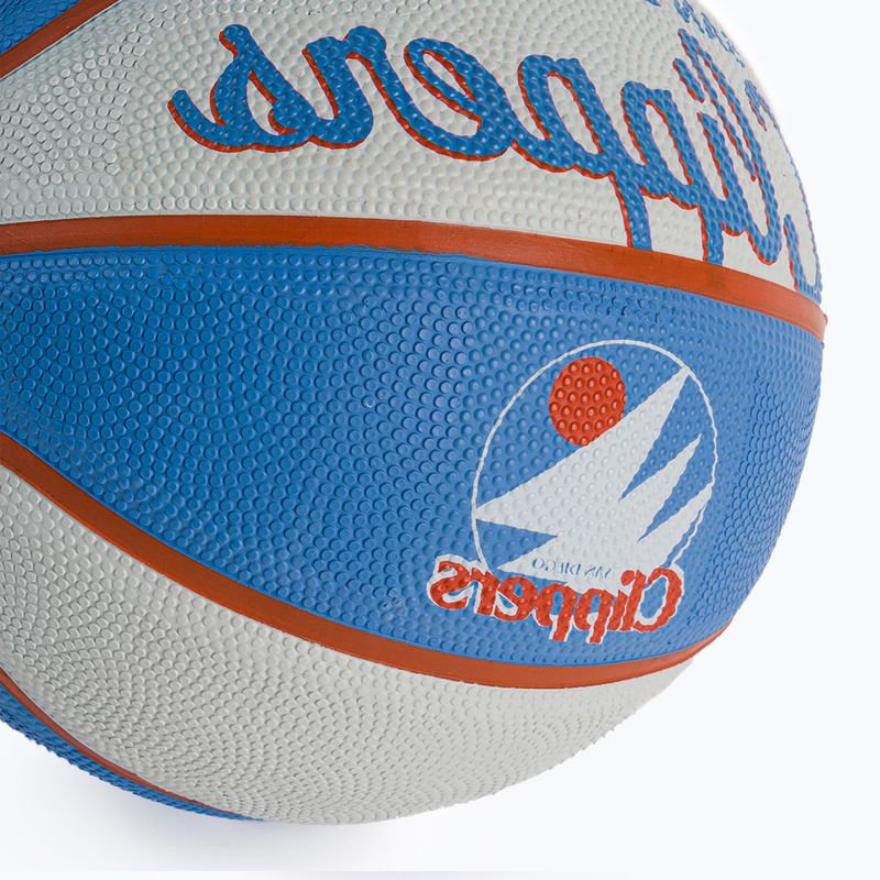 Pallacanestro per bambini Wilson NBA Team Retro Mini Los Angeles Clippers rosso taglia 3 3