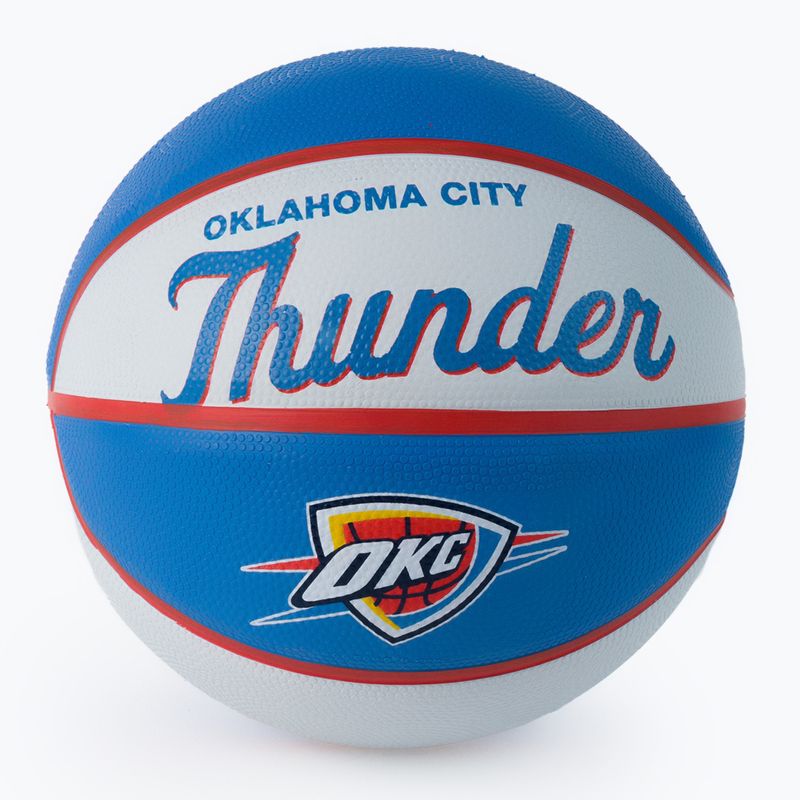 Pallacanestro per bambini Wilson NBA Team Retro Mini Oklahoma City Thunder blu taglia 3