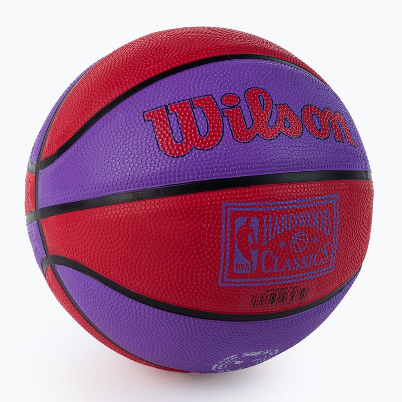Pallacanestro per bambini Wilson NBA Team Retro Mini Toronto Raptors rosso taglia 3 2