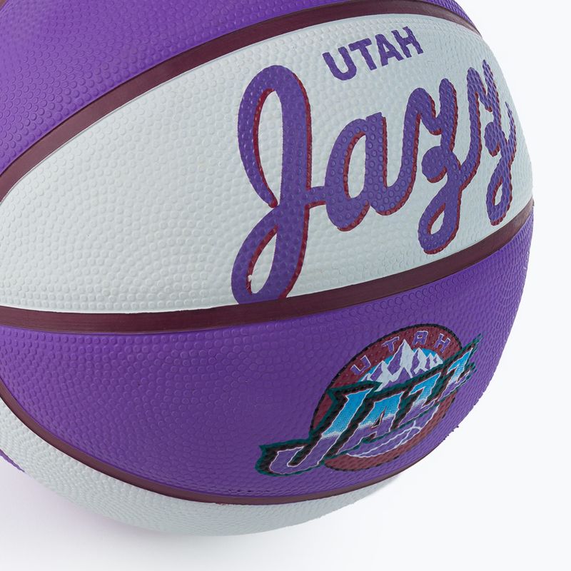 Pallacanestro da bambino Wilson NBA Team Retro Mini Utah Jazz verde taglia 3 3