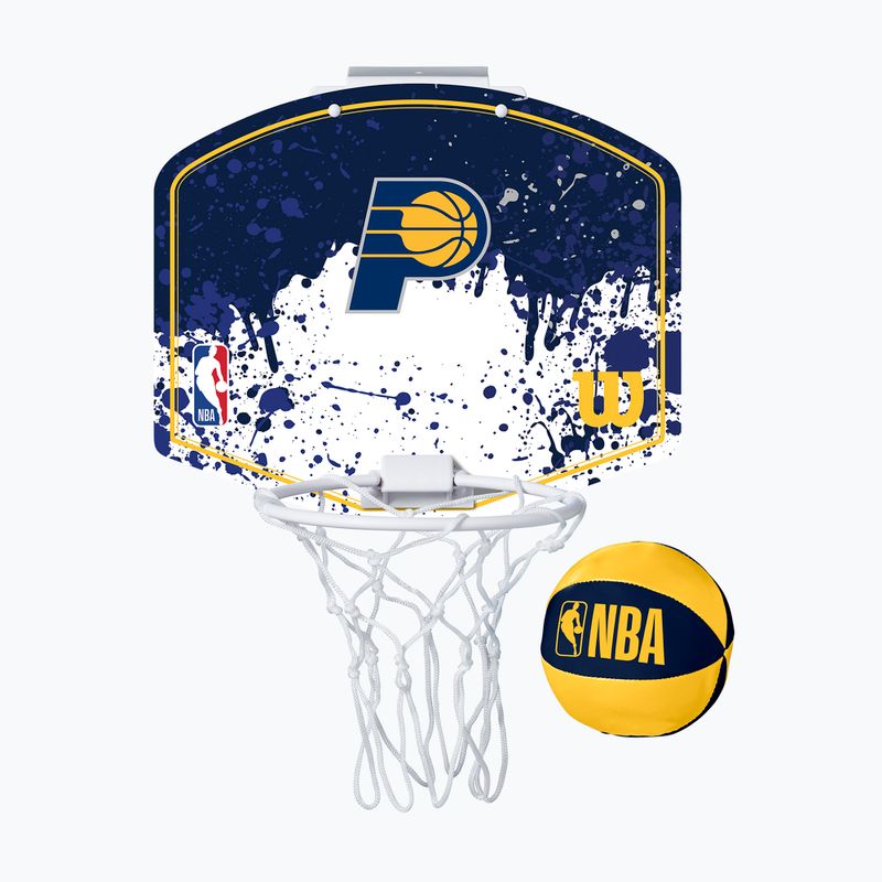 Set di palloni da basket Wilson NBA Team Mini Hoop Indiana Pacers