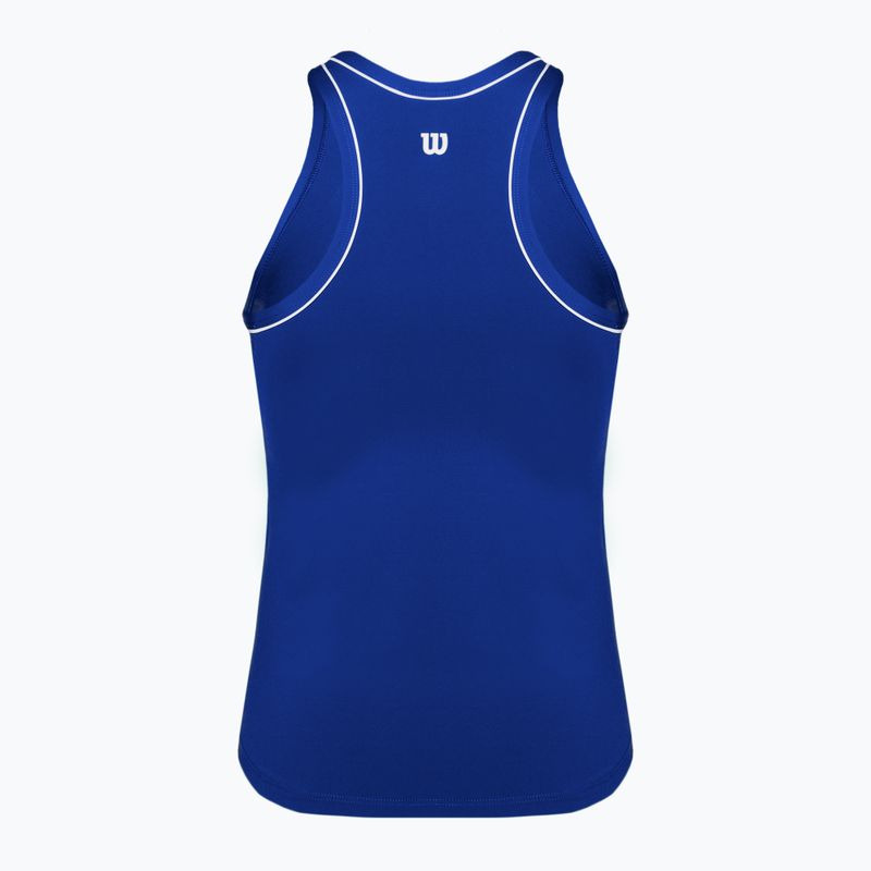 Maglietta Wilson Team Tank donna blu royal 2