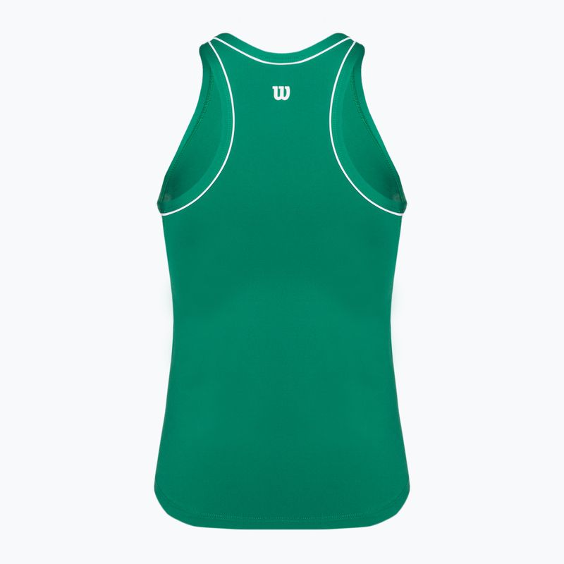 Maglietta Wilson Team Tank da donna verde courtside 2