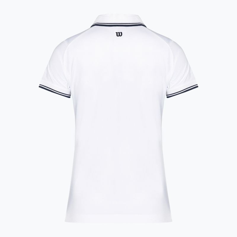 Maglietta Wilson Team Polo donna bianco brillante 2