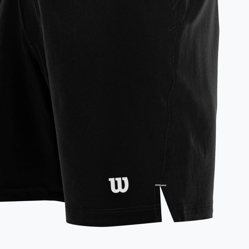 Pantaloncini da tennis da uomo Wilson Team 7" nero 3