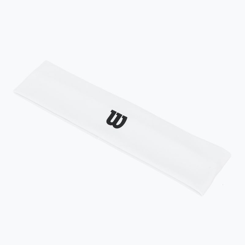 Fascia per la testa Wilson Wide Headband bright white 2