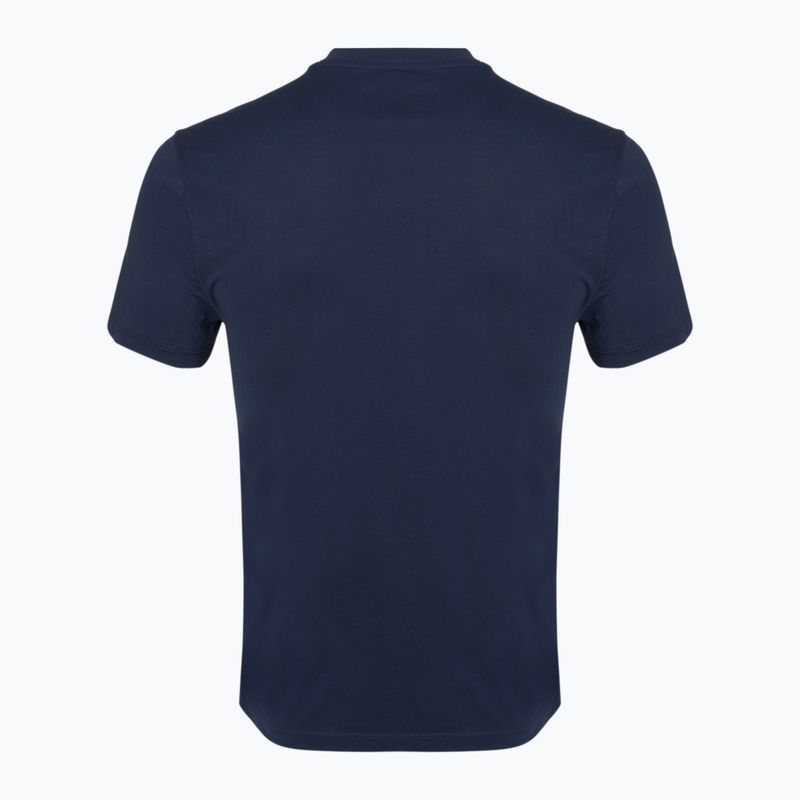 Maglietta da tennis Wilson Team Graphic classic navy script da uomo 2