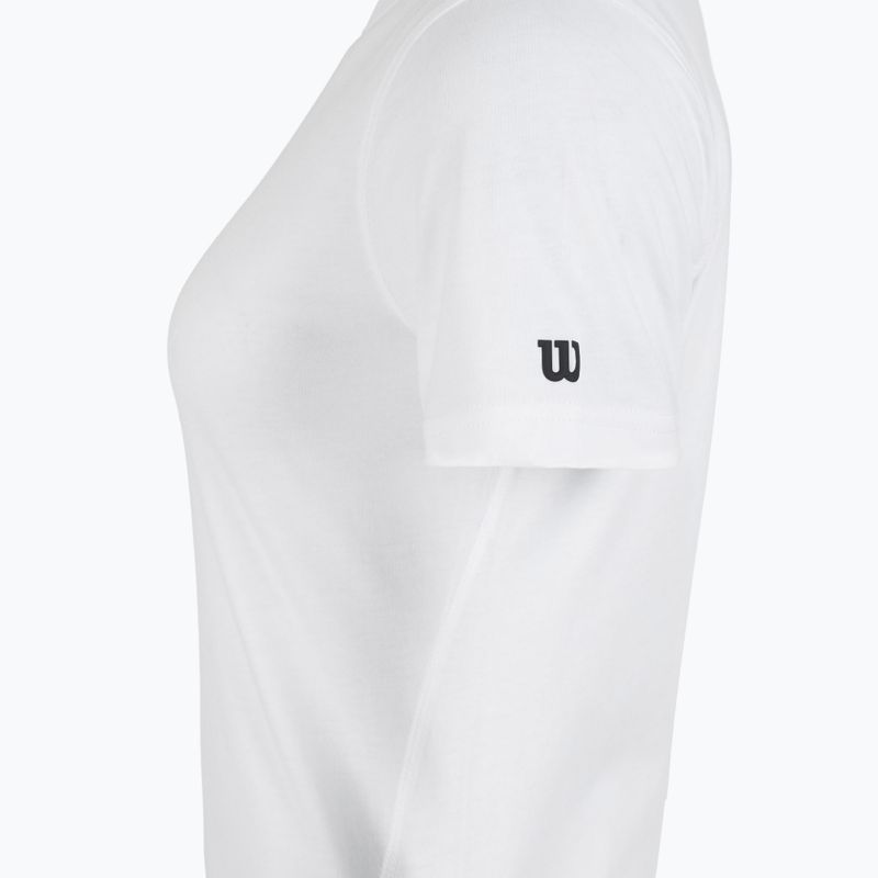 Maglietta da tennis da donna Wilson Team Graphic W bianco brillante 3