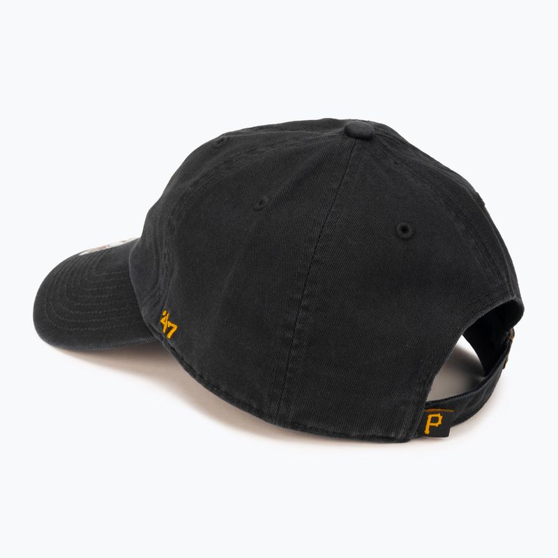 47 Brand MLB Pittsburgh Pirates CLEAN UP berretto da baseball nero 3
