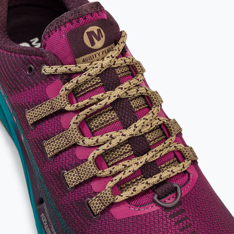 Scarpe da corsa Merrell Agility Peak 4 fucsia per donna 8