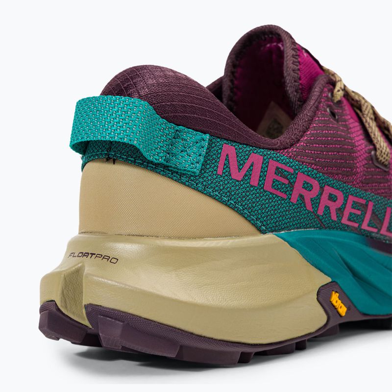 Scarpe da corsa Merrell Agility Peak 4 fucsia per donna 9