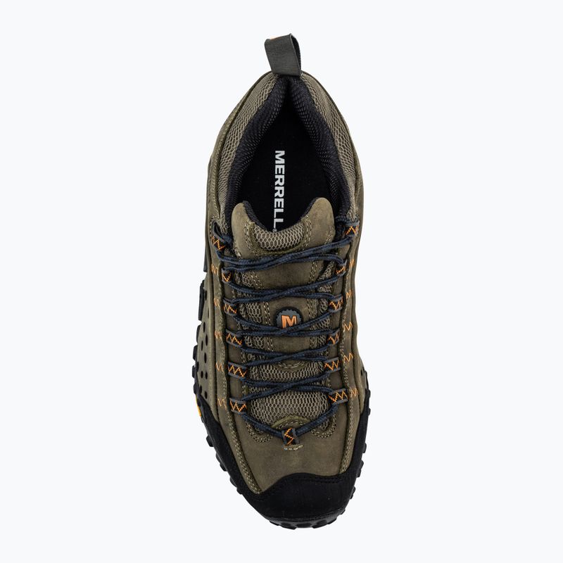 Merrell Intercept, scarponcini da trekking da uomo, oliva scura 5