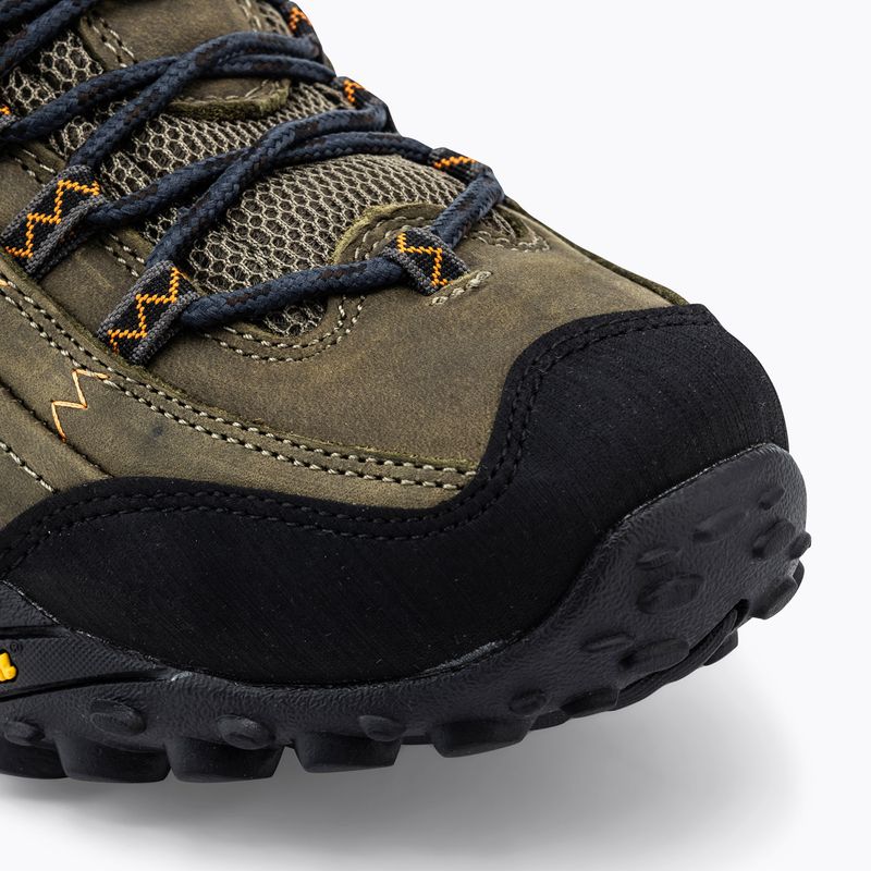 Merrell Intercept, scarponcini da trekking da uomo, oliva scura 7