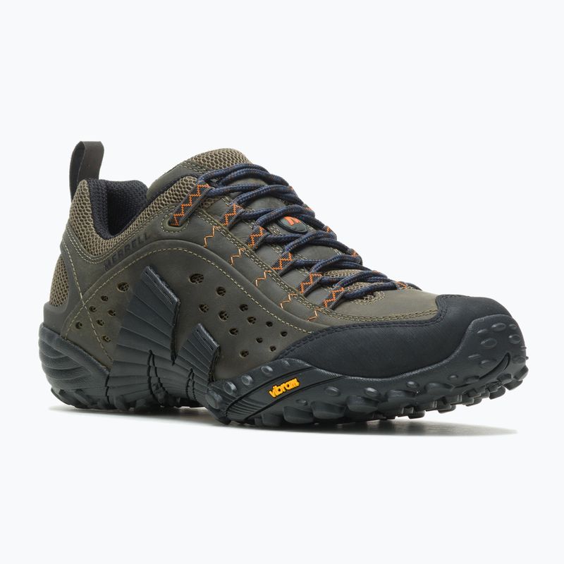 Merrell Intercept, scarponcini da trekking da uomo, oliva scura 8