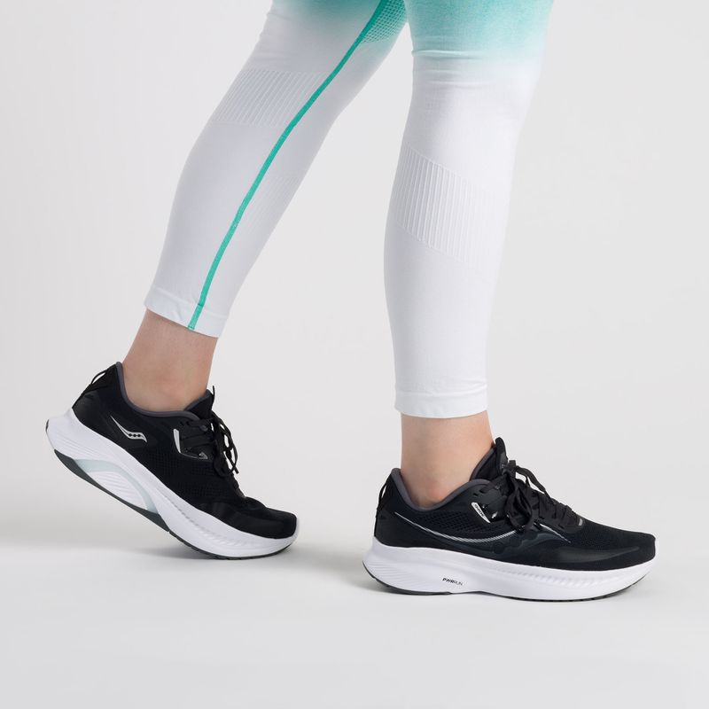 Scarpe da corsa da donna Saucony Guide 15 nero/bianco 2