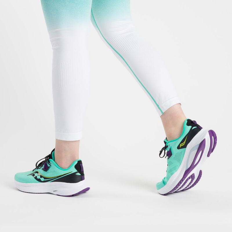 Scarpe da corsa Saucony Guide 15 menta fresca/acido da donna 3