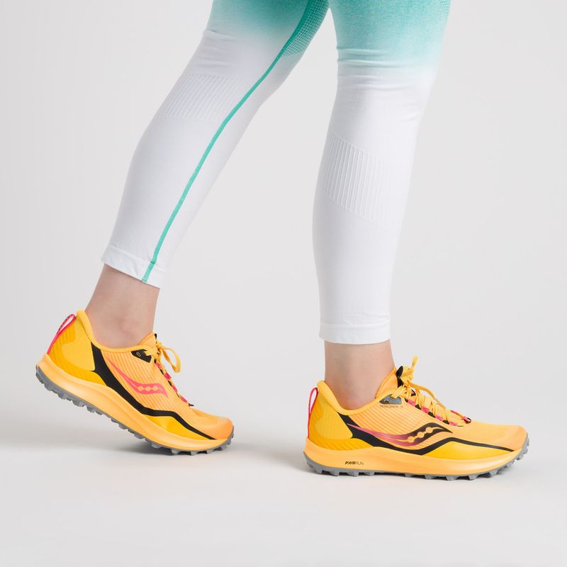 Scarpe da corsa da donna Saucony Peregrine 12 vizigld/vizired 2