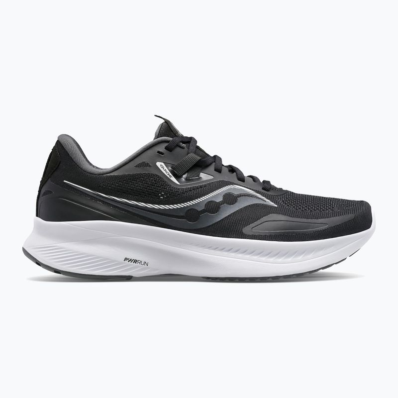 Scarpe da corsa Saucony Guide 15 nero/bianco da uomo 11