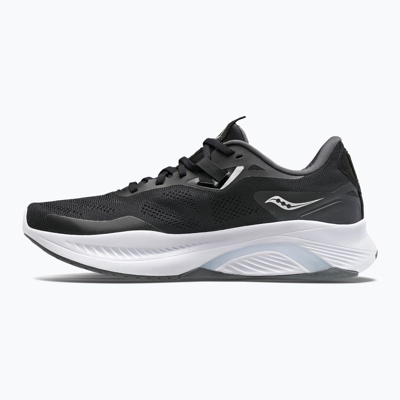 Scarpe da corsa Saucony Guide 15 nero/bianco da uomo 12