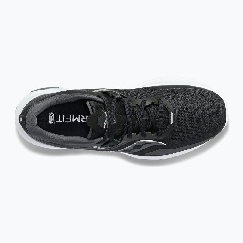 Scarpe da corsa Saucony Guide 15 nero/bianco da uomo 13