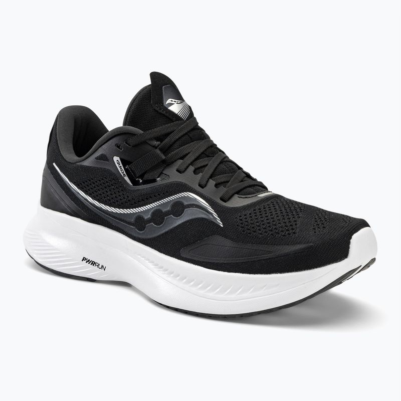 Scarpe da corsa Saucony Guide 15 nero/bianco da uomo