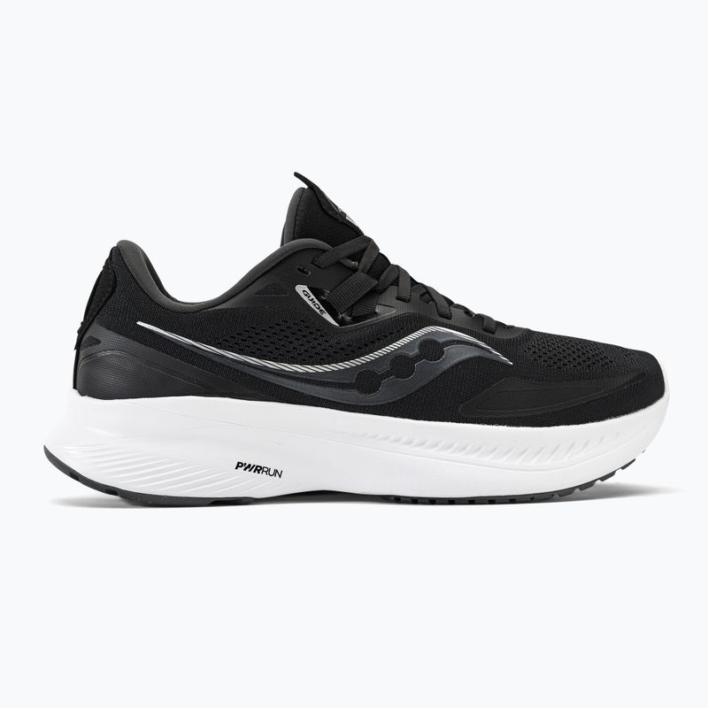 Scarpe da corsa Saucony Guide 15 nero/bianco da uomo 2