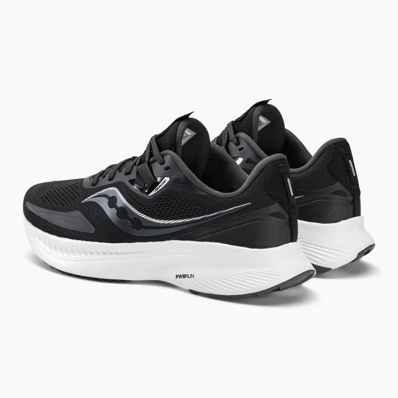 Scarpe da corsa Saucony Guide 15 nero/bianco da uomo 3