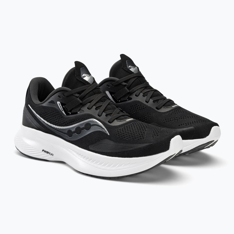 Scarpe da corsa Saucony Guide 15 nero/bianco da uomo 4
