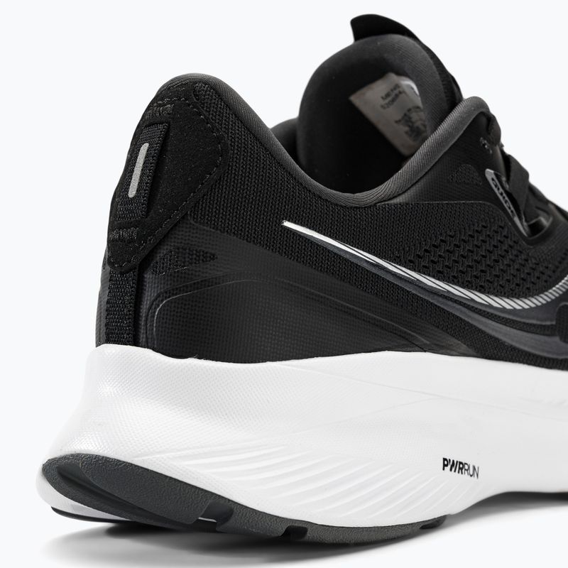 Scarpe da corsa Saucony Guide 15 nero/bianco da uomo 9