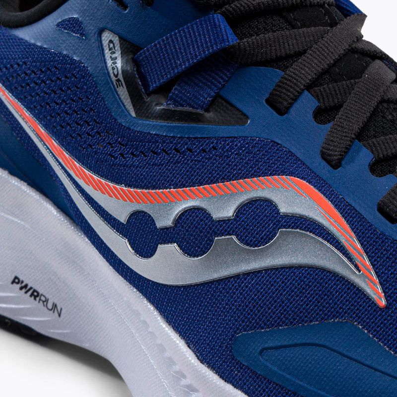 Scarpe da corsa Saucony Guide 15 zaffiro/nero da uomo 8