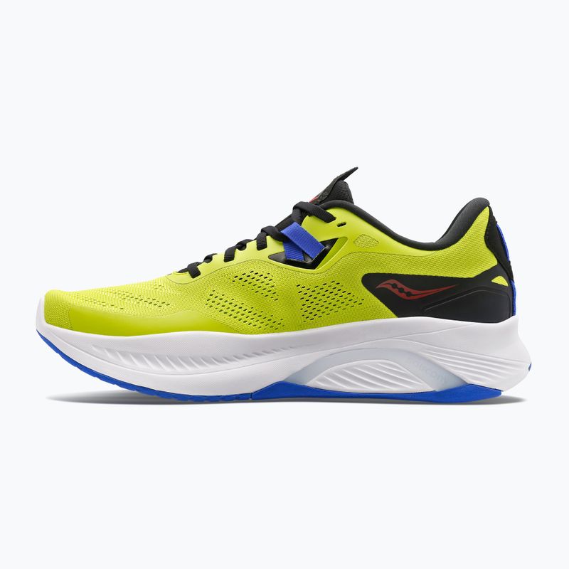 Uomo Saucony Guide 15 acido / blu una volta scarpe da corsa 12