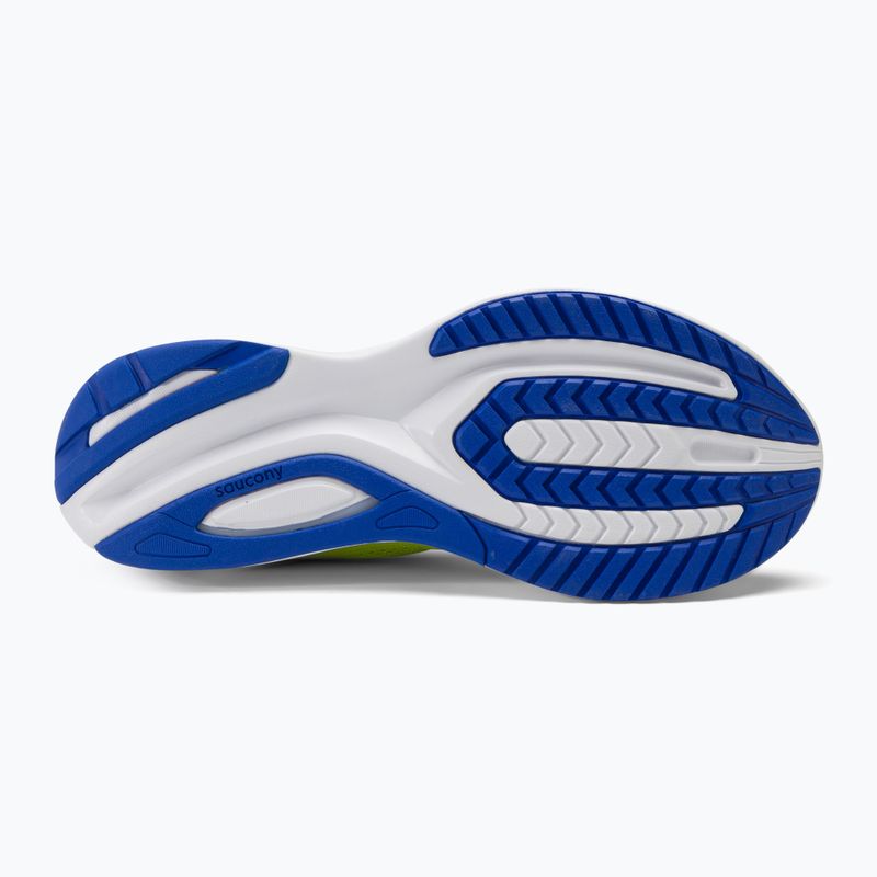 Uomo Saucony Guide 15 acido / blu una volta scarpe da corsa 5