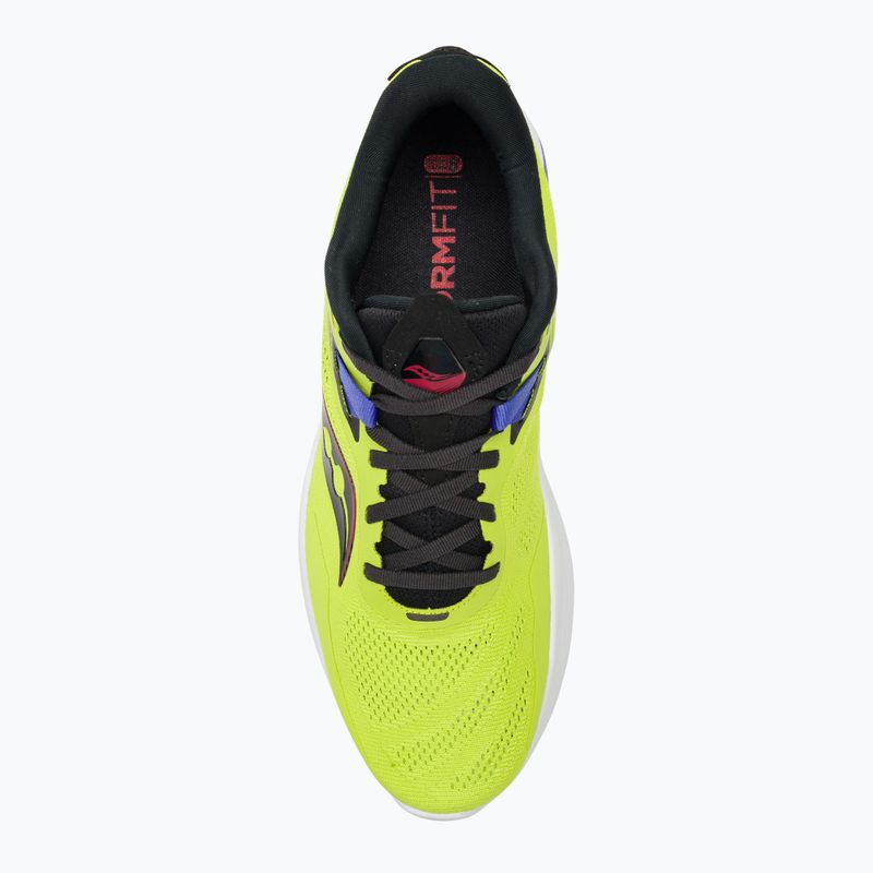 Uomo Saucony Guide 15 acido / blu una volta scarpe da corsa 6